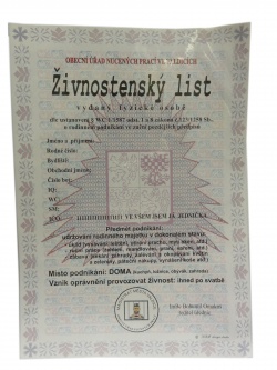 Živnostenský list