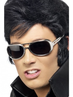 Brýle Elvis Presley stříbrné